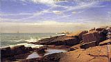 William Stanley Haseltine Famous Paintings - Rocks at Nahant